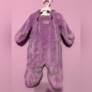 The North Face Purple Cozy Footie One Piece